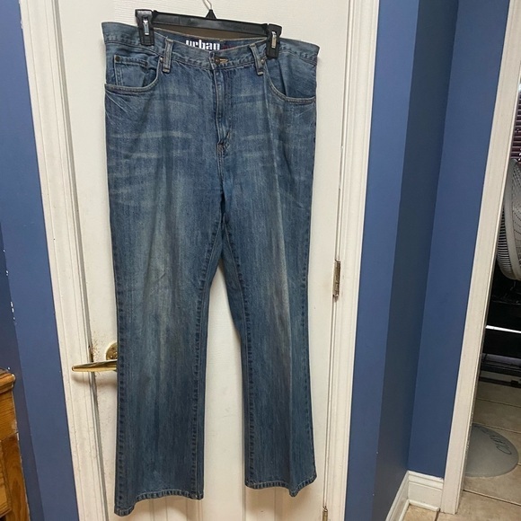 Urban Pipeline Jeans 36x32 Mens
Loose Fit Straight Leg Blue Relaxed - Picture 2 of 8